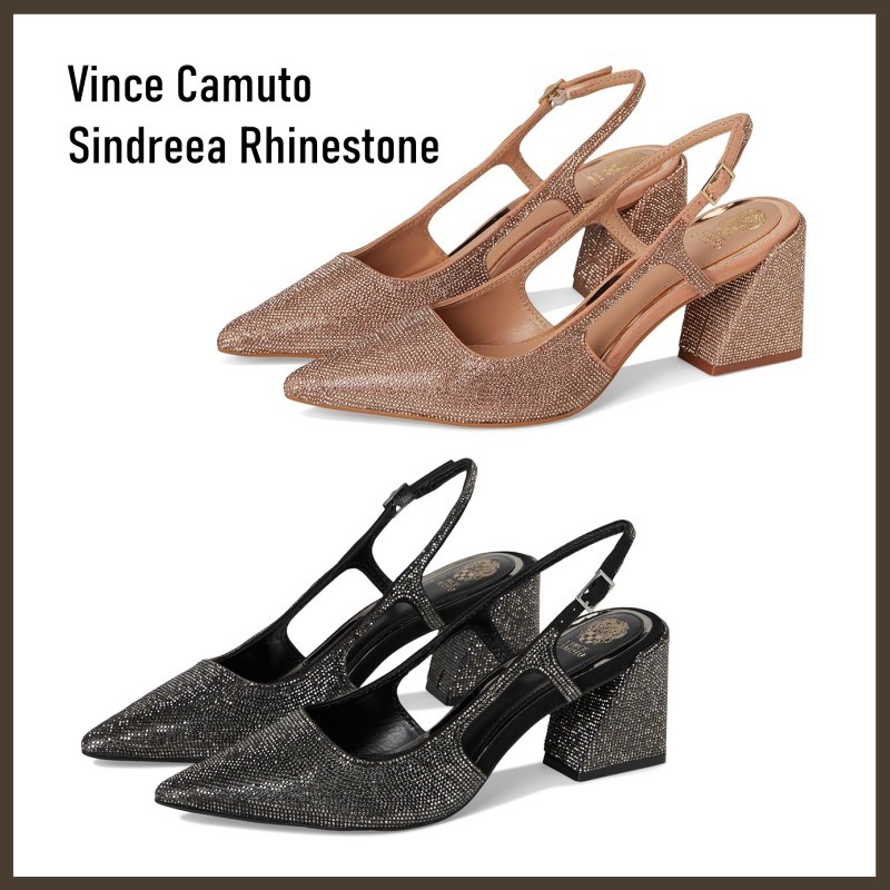 Vince Camuto☆ Sindreea ラインストーンスリングバックパンプス
