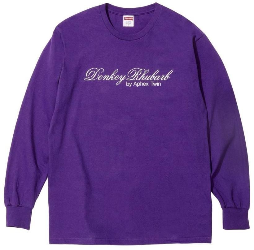 Supreme/Aphex Twin Donkey Rhubarb L/S TeeシュプリームTシャツ