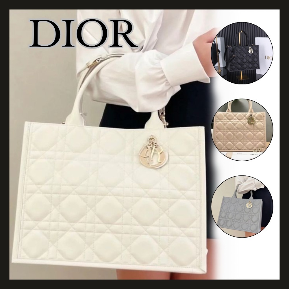 【洗練の極みホワイト】Dior ディオール トートバッグ