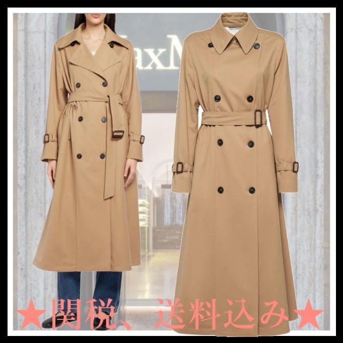 アウトレット★Max Mara★fatuo ダブルブレストトレンチコート