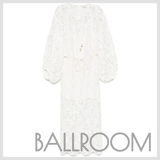 ワンピース ZIMMERMANN COCO LACE MIDI DRESS