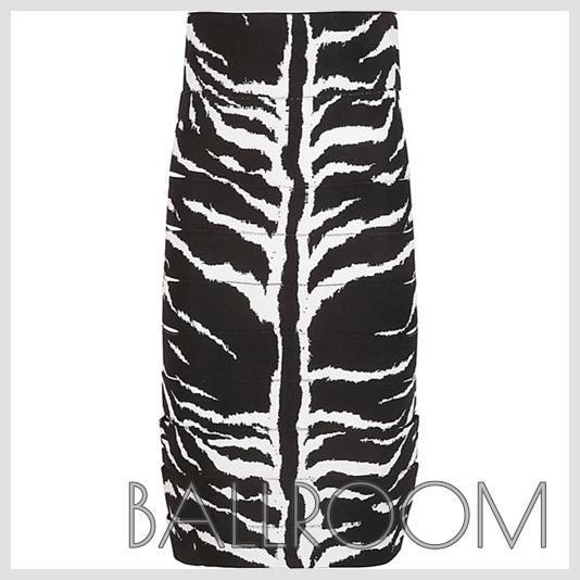 スカート ALAIA PRINTED MIDI SKIRT