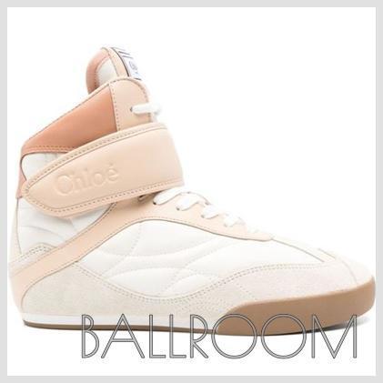 スニーカー CHLOE KICK LEATHER SNEAKERS