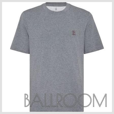 Tシャツ・カットソー BRUNELLO CUCINELLI LOGO COTTON T-SHIRT