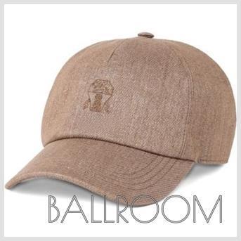キャップ BRUNELLO CUCINELLI LINEN BLEND BASEBALL CAP
