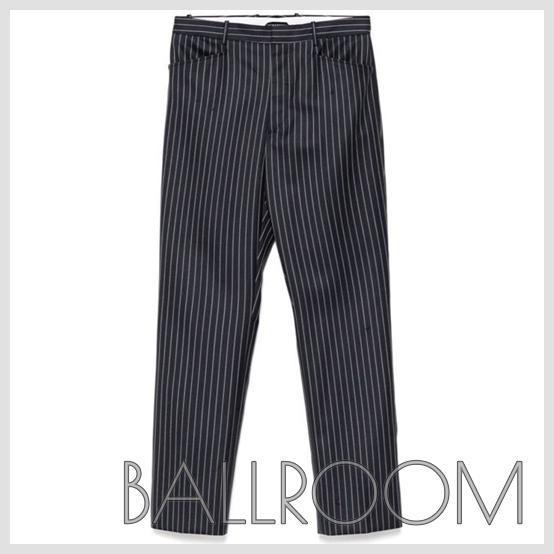 パンツ TOM FORD WOOL STRIPED TROUSERS