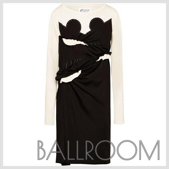 ワンピース MAISON MARGIELA COTTON BLEND MIDI DRESS