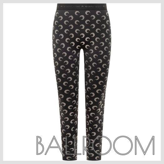 スパッツ・レギンス MARINE SERRE MOON STRASS LEGGINGS