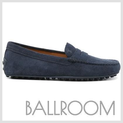 ローファー・オックスフォード TODS CITY GOMMINO SUEDE LEATHER LOAFERS