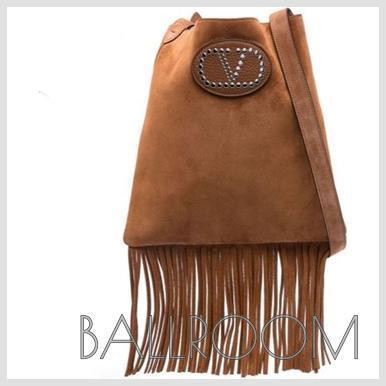 ショルダーバッグ VALENTINO GARAVANI NELLCOTE SUEDE LEATHER CROSSBODY BAG
