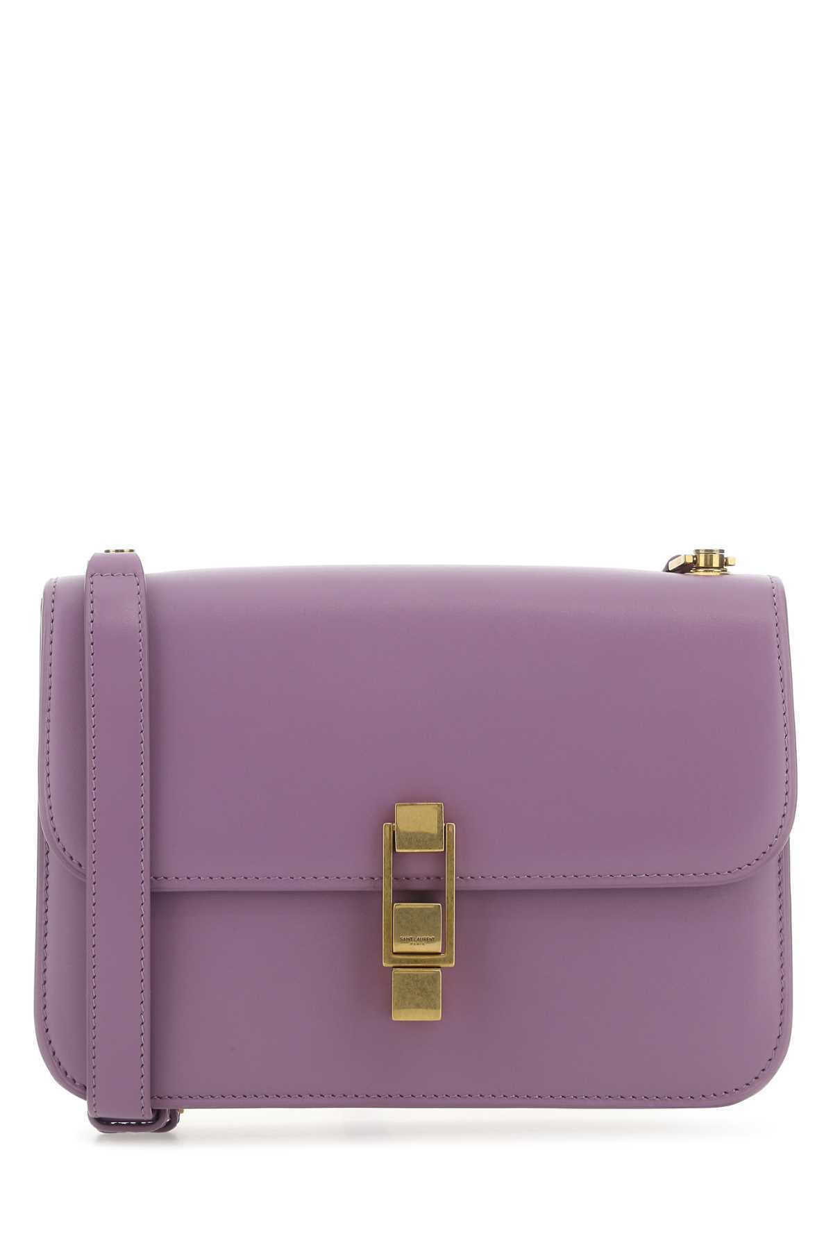 ショルダーバッグ・ポシェット SAINT LAURENT Purple Leather Le Carr?? Shoulder Bag