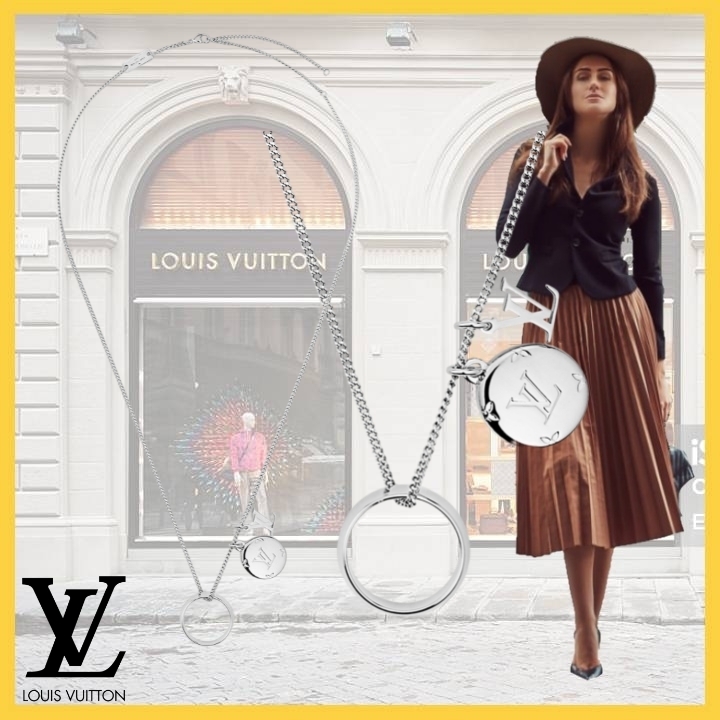 エレガントで上品【Louis Vuitton】リングネックレス モノグラム