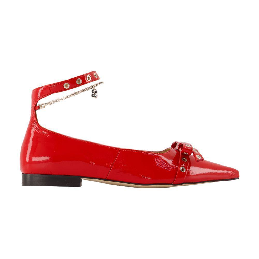 【関税＆送料込み】Ganni Eyelets Jewel Ballerinas