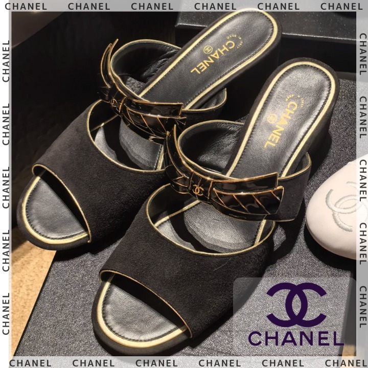 【大人の抜け感コーデに♡】CHANEL ボーダーサンダル