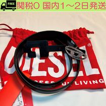 DIESEL ディーゼル B-1DR STRASS レザー ビジュー ベルト