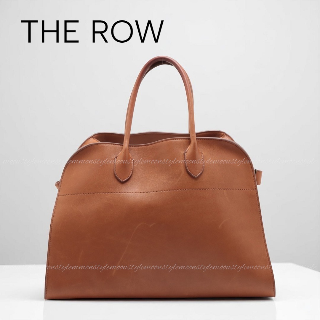 THE ROWザロウ★ソフトマルゴー15 レザー トートバッグ Aランク