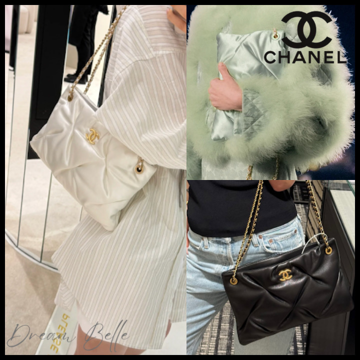 【サテンのツヤ感が華やか♡】CHANEL ポーチ バッグ