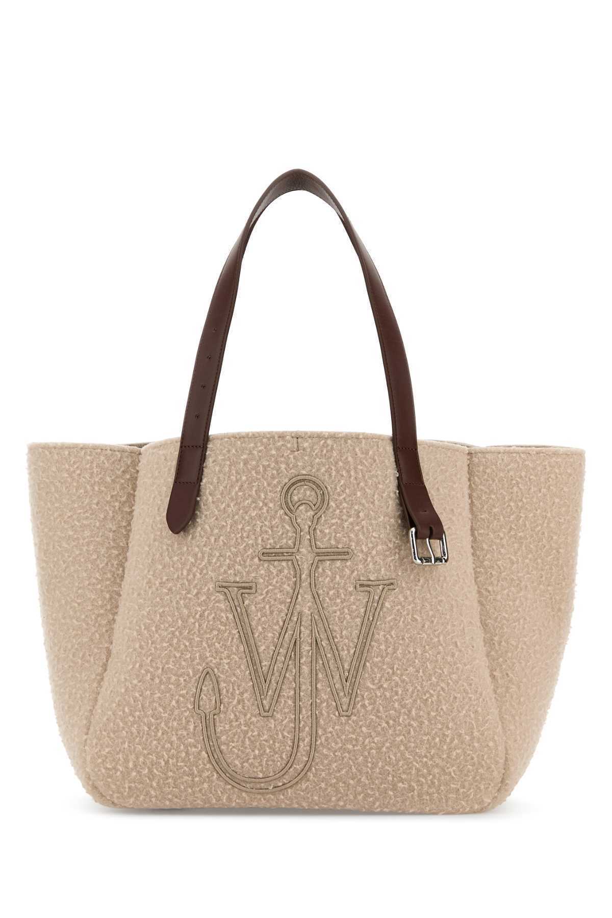 【関税&送料込】Jw Anderson Beige Fabric Belt Shopping Bag