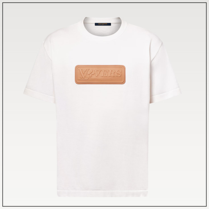 《ラフに素敵》LV パッチVVN ショートスリーブ Tシャツ