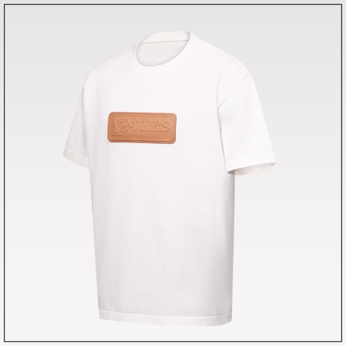 《ラフに素敵》LV パッチVVN ショートスリーブ Tシャツ