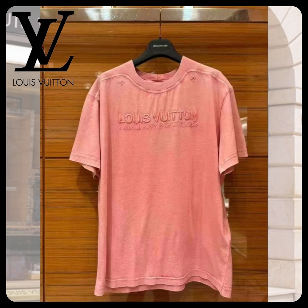 ★可愛い★【LOUIS VUITTON】リブ編み ウォッシュドTシャツ