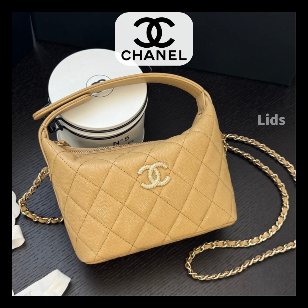 【25A 新作/甘い気品の煌めき】CHANEL チェーン クラッチ バッグ