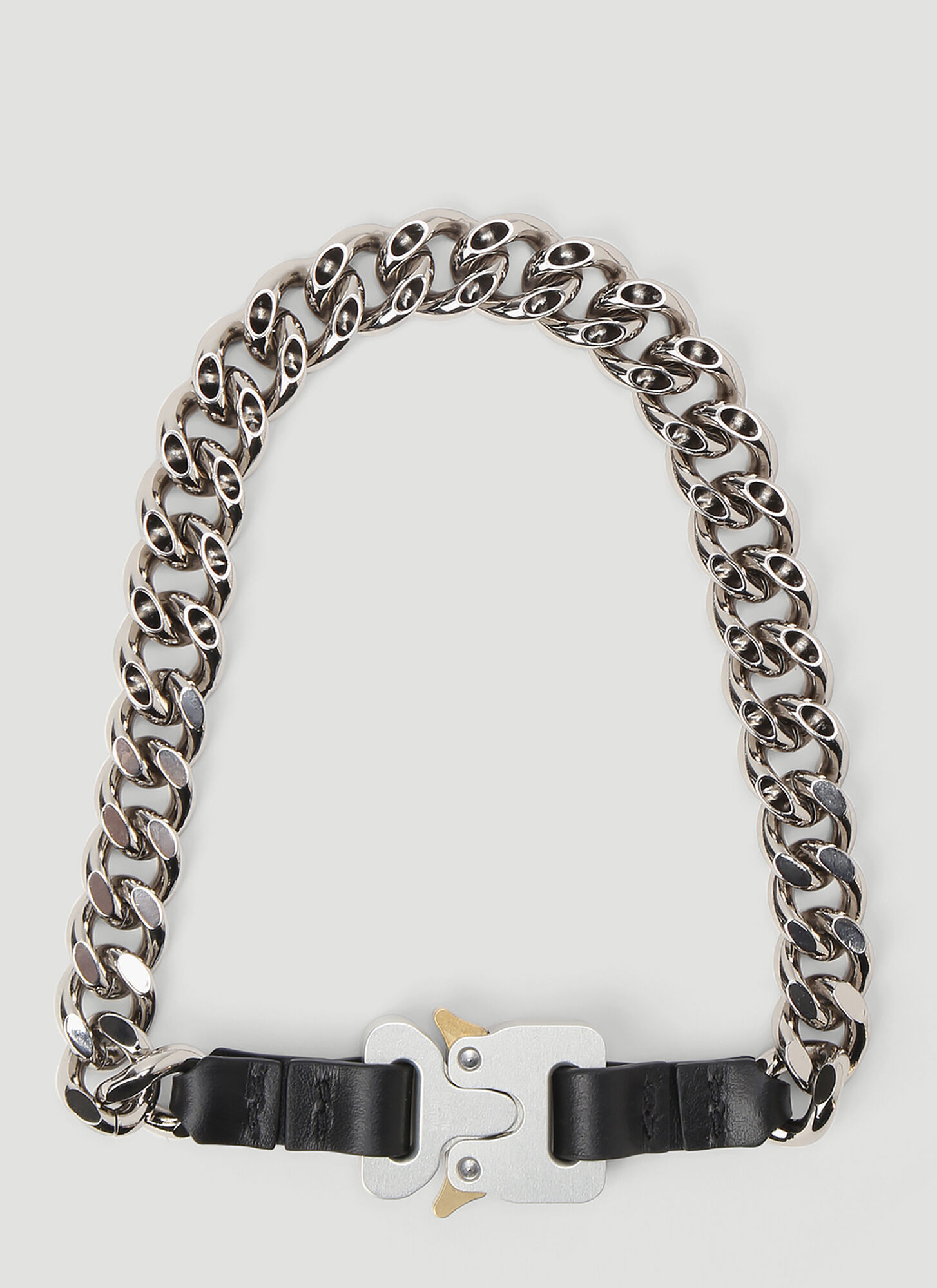 アクセサリーその他 Leather Chain Necklace