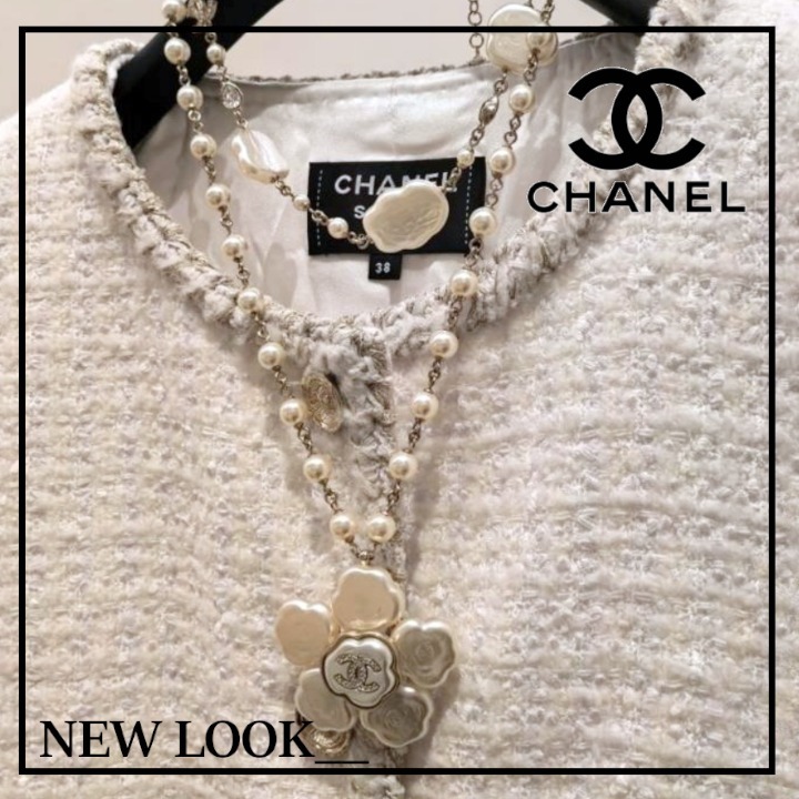 《花モチーフが可愛い♡》CHANEL ペンダント ネックレス