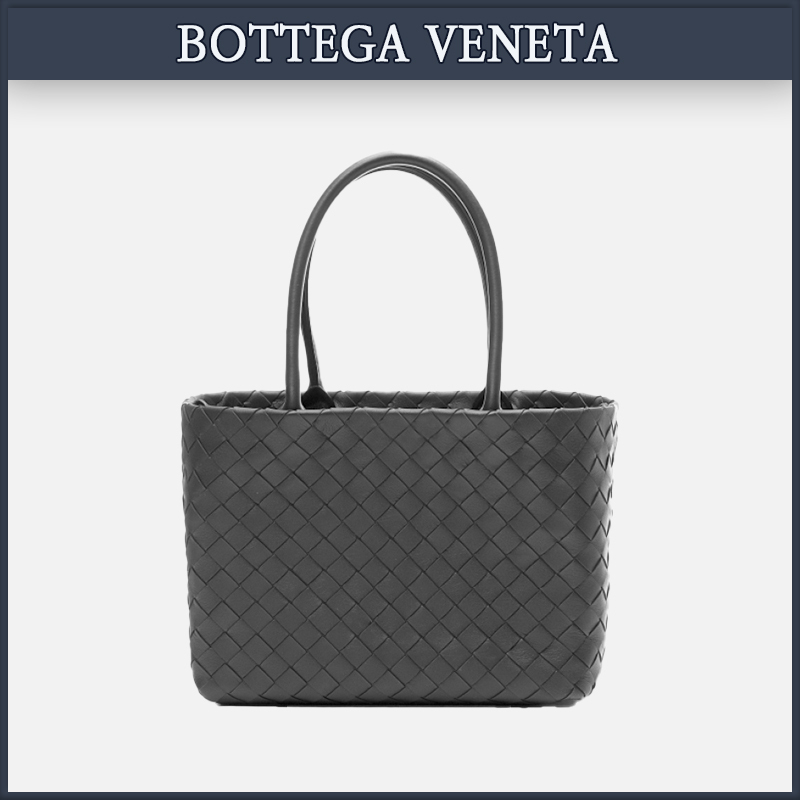 【BOTTEGA VENETA】イントレチャート ラムスキン トートバッグ