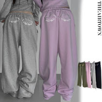 【THEAIRTOWN】Angel Back Logo Sweat Pants