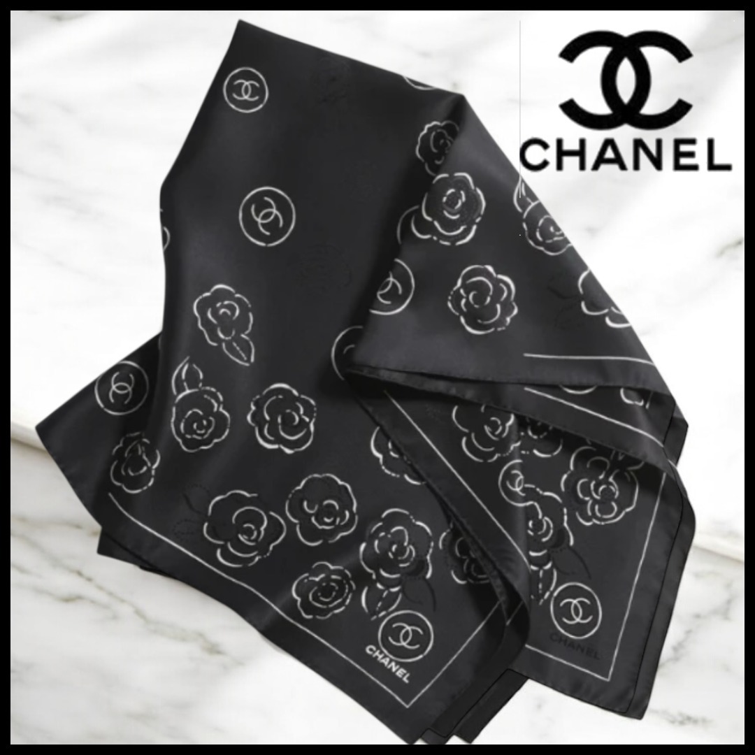 【合わせやすい♡】CHANEL スカーフ