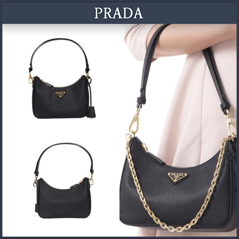 【PRADA】関税込★リエディションサフィアーノレザーミニバッグ