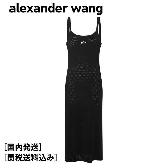 関税込み Alexander Wang キャミ アスレチック メッシュ ドレス