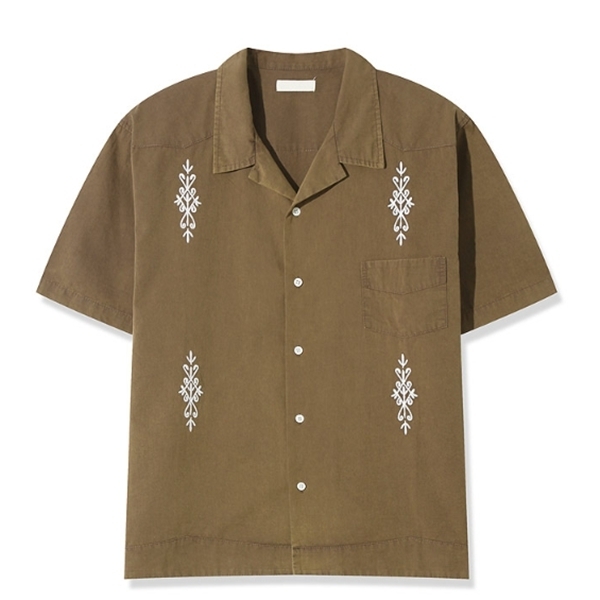 シャツ IONSEOUL Embro half SHIRT (3color) JE1268