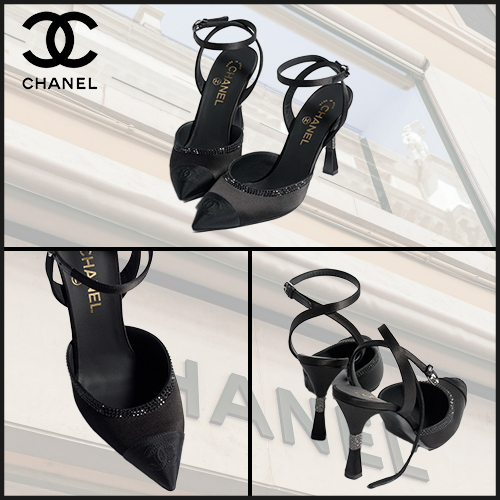 ★華やかな足元に★【CHANEL】スリングバック