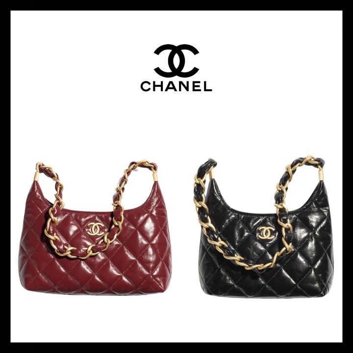 《艶やか★エレガント》CHANEL ホーボーバッグ