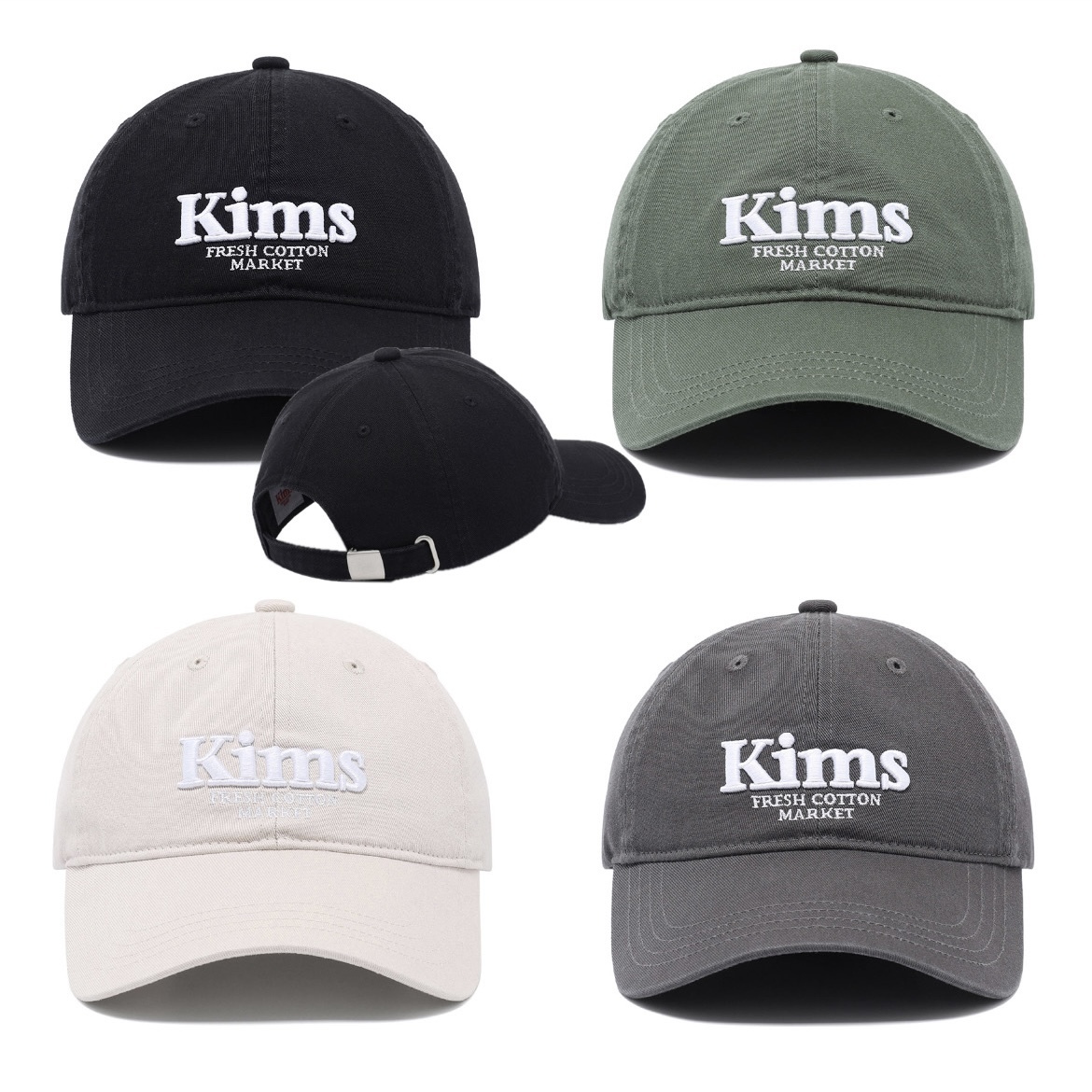 ＊韓国＊［Kims］Kims Bam Logo Ball Cap 4color