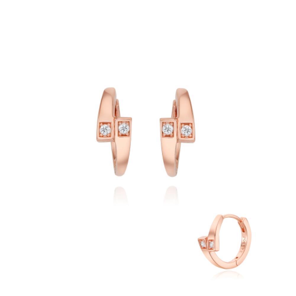 ◆STONEHENgE◆ Silver One Touch Cubic Earrings