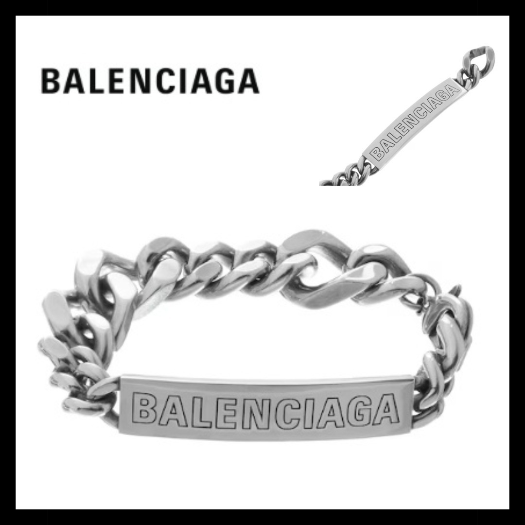 BALENCIAGA バレンシアガ Plate Twist ブレスレット