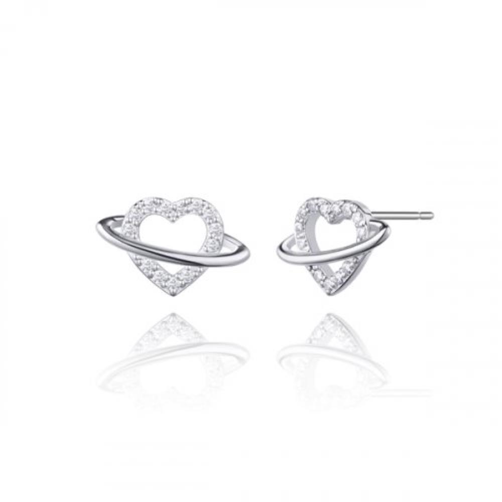 ◆STONEHENgE◆ Luvit Silver Heart Earrings
