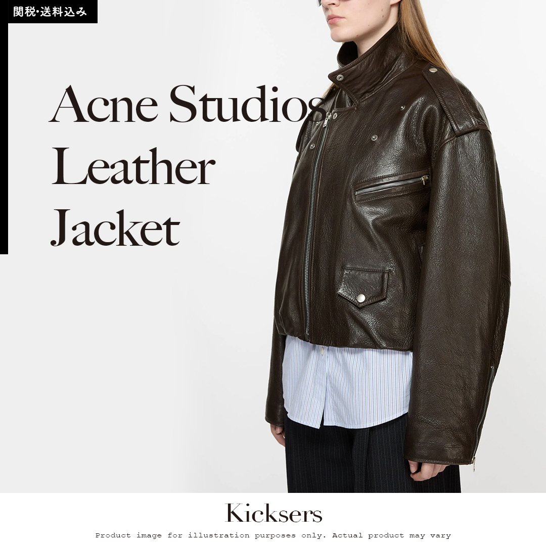 Acne Studios Leather Jacket レザーバイカージャケット