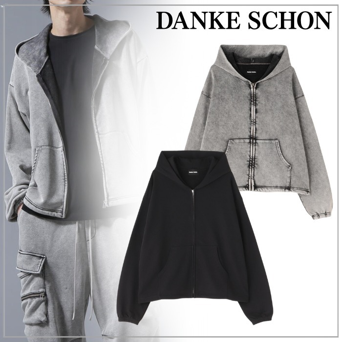 【トレンド感】Danke Schonダンケシェーン フルジップフーディ