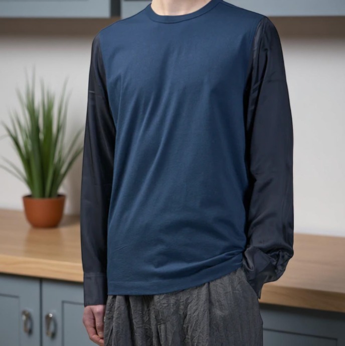 ラストチャンス【Dries van Noten】コットン ビスコース Tシャツ