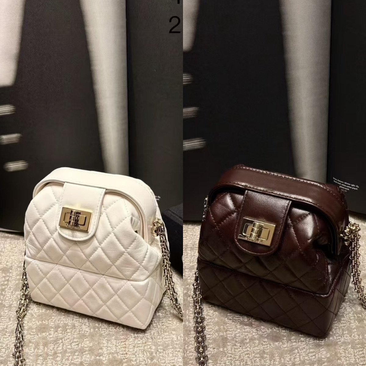 コロンと可愛いレトロクールな子 CHANEL ショルダーバッグ