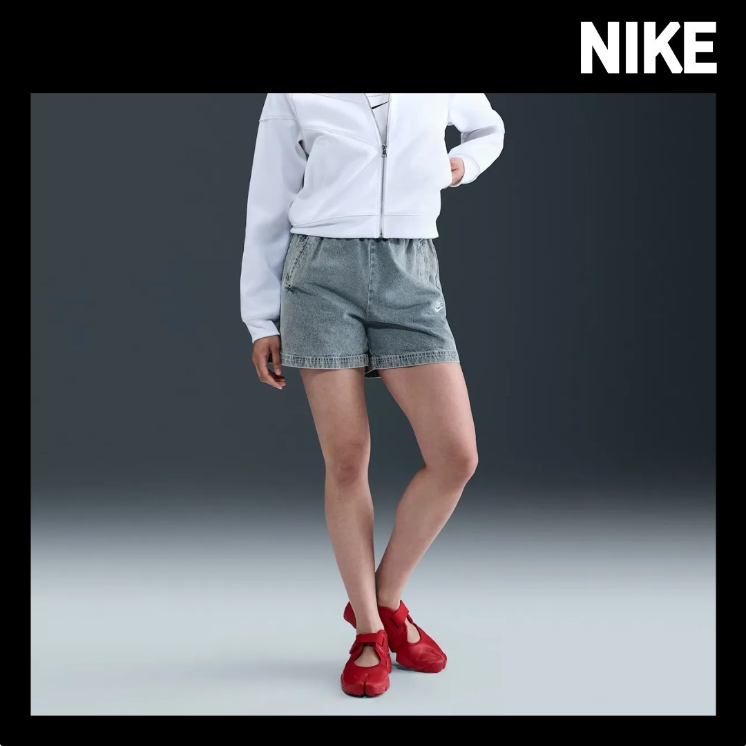 【NIKE】Sportswear denim shorts W/追跡+関税+全国送料込み