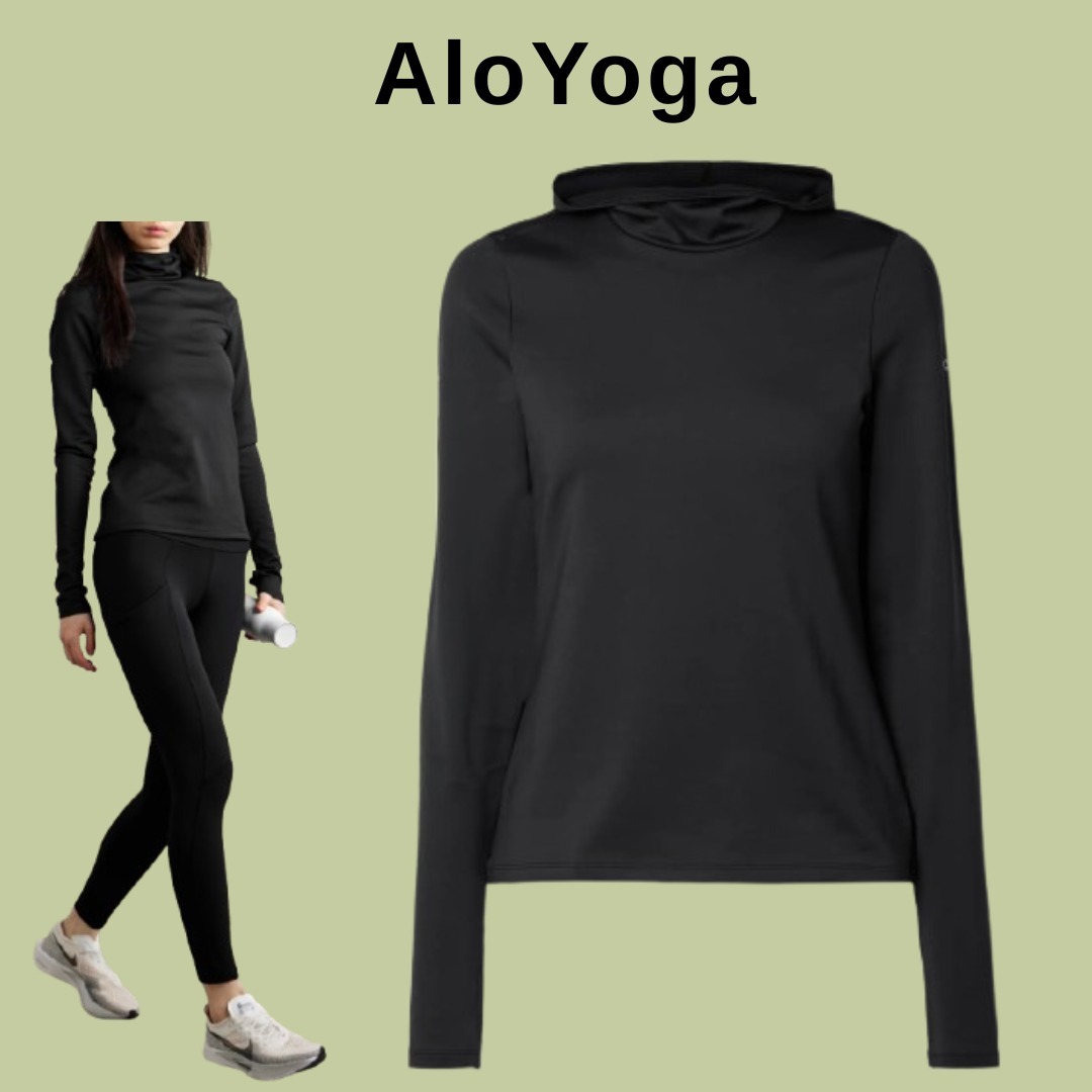 ALO YOGA ストレッチジャージー スウェットシャツ 【関税なし】