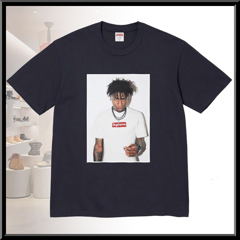 超人気!SUPREME NBA ヤングボーイプリント 半袖Tシャツ クール
