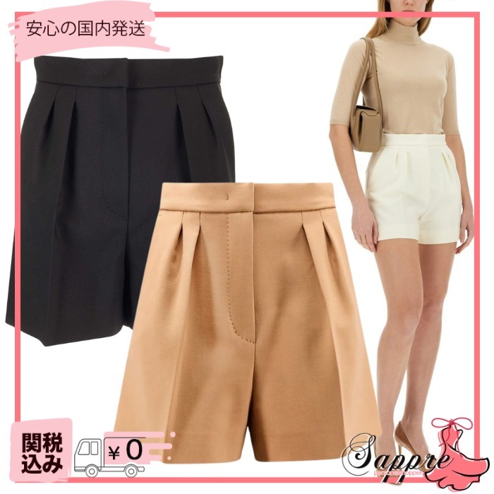 Max Mara ジック ストレッチ バージンウール ショートパンツ