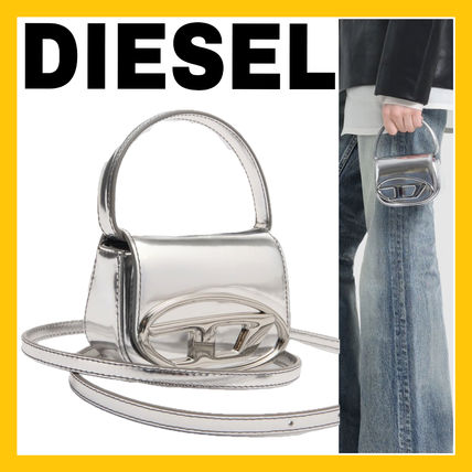 シルバー（銀色）系 DIESEL(ディーゼル) ショルダーバッグ