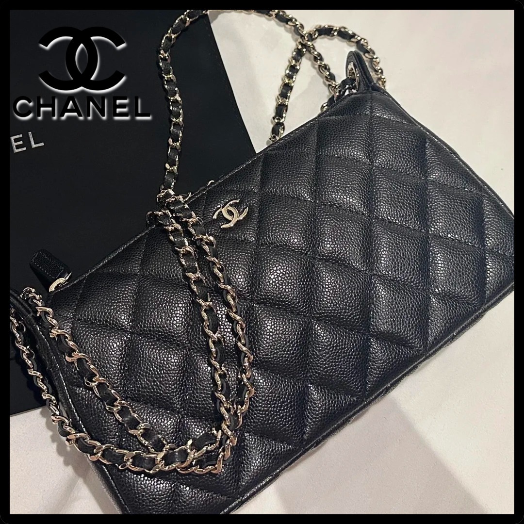 希少♡完売必至 【CHANEL】上品さ引き立つチェーンクラッチ